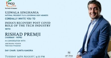 INDIA’S RECOVERY POST COVID ROLE OF THE TECH INDUSTRY with Mr Rishad Premji, Chairman – WIPRO
